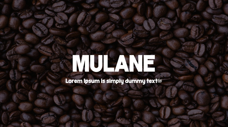 MULANE Font Family