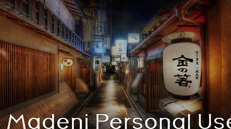 Madeni Personal Use Font Family