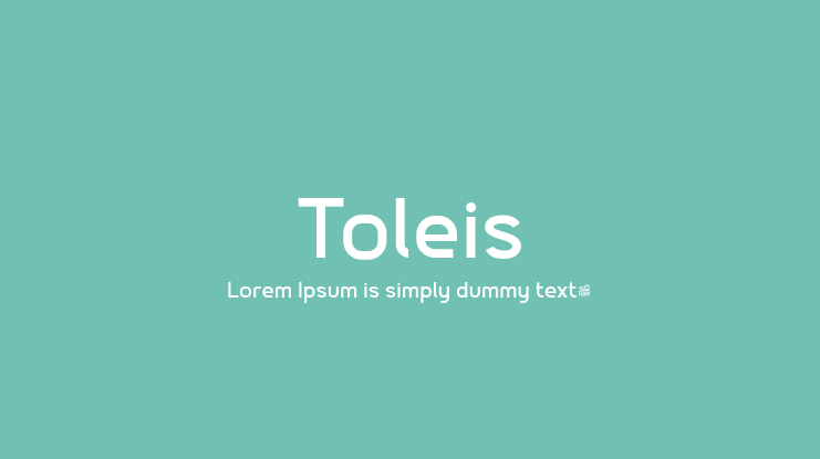 Toleis Font Family