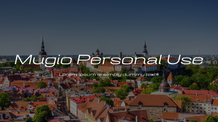 Mugio Personal Use Font Family