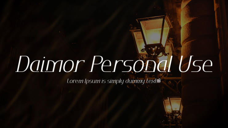 Daimor Personal Use Font Family