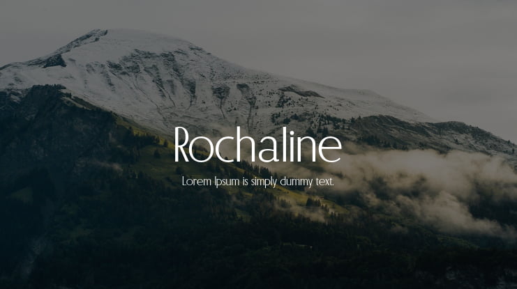 Rochaline Font