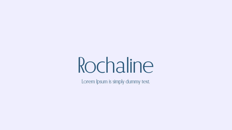 Rochaline Font