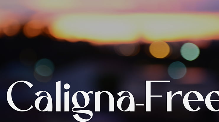 Caligna-Free Font