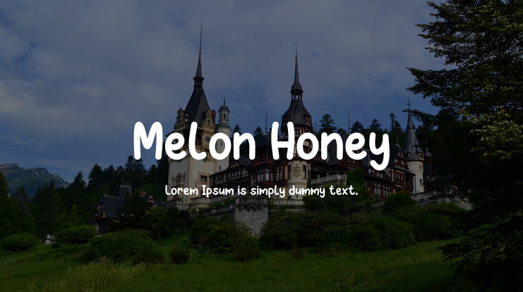 Melon Honey Font