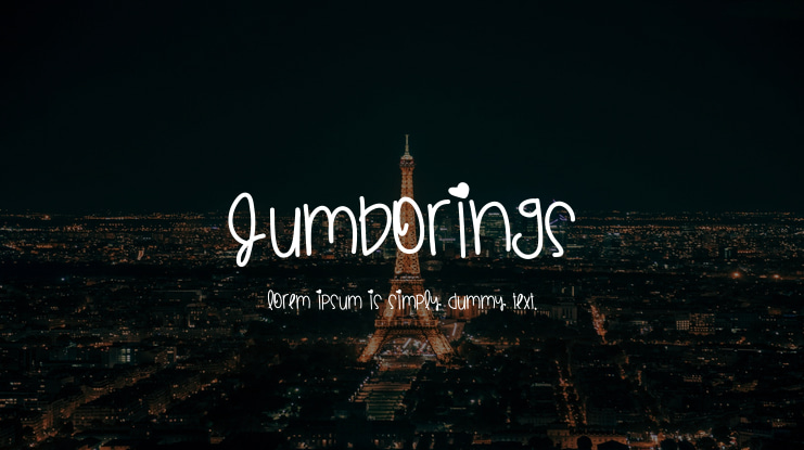 JumboRings Font