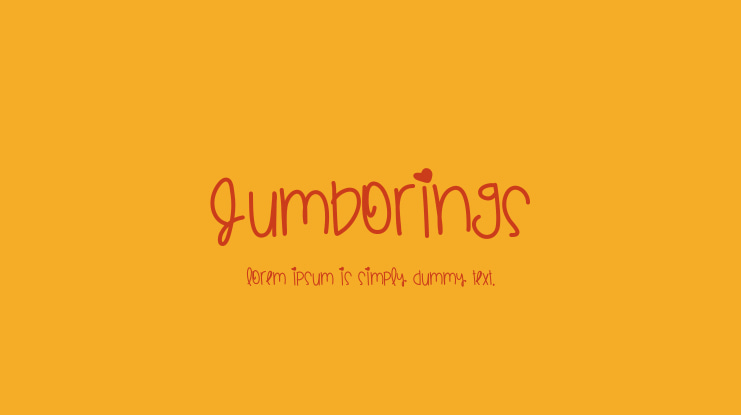 JumboRings Font