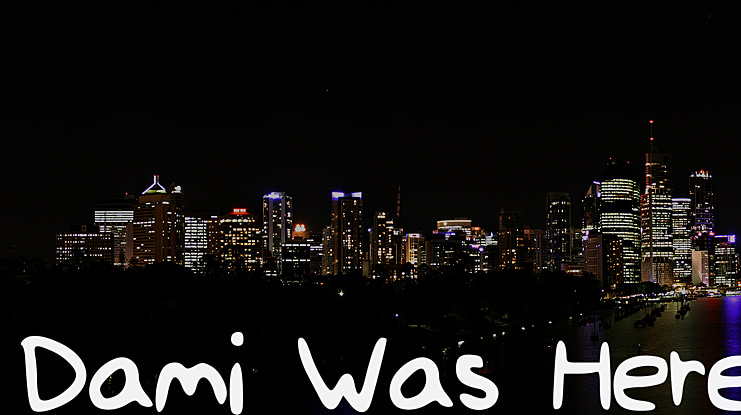 Dami_Was_Here Font