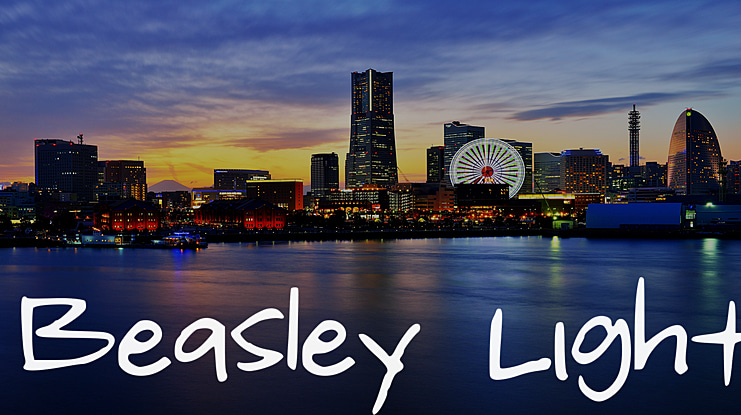 Beasley_Light Font