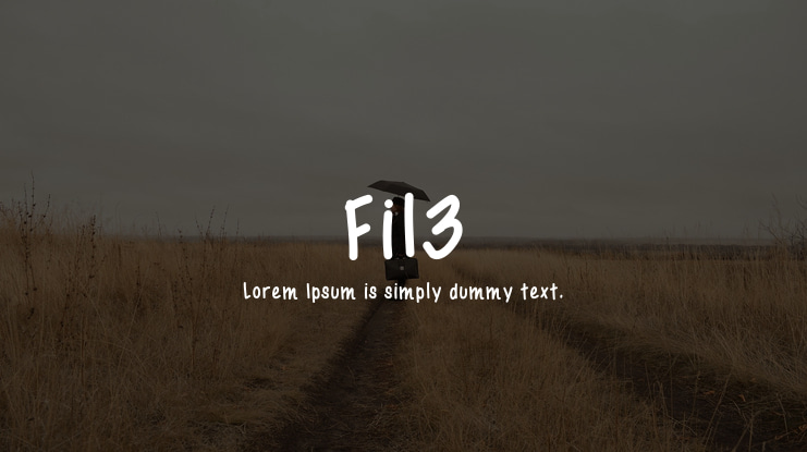Fil3 Font