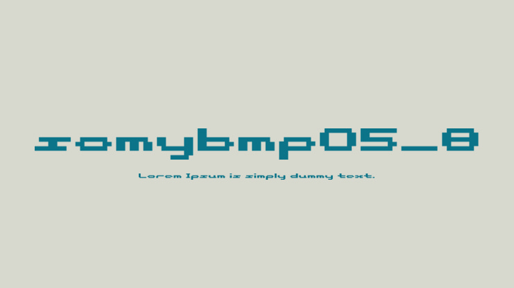 somybmp05_8 Font