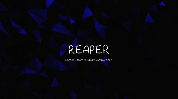 REAPER Font