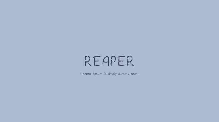REAPER Font