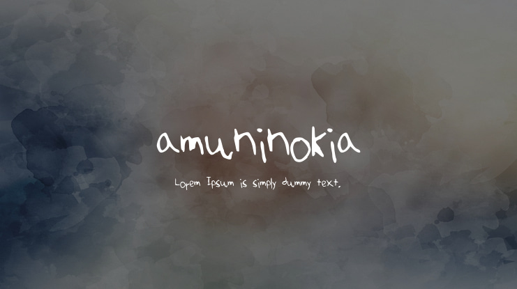 amuninokia Font