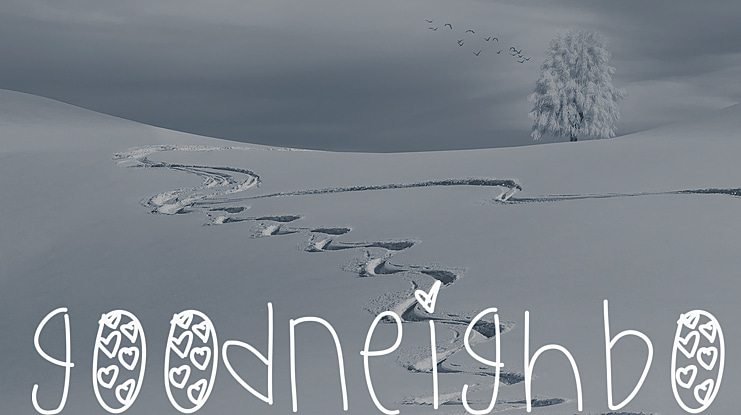 GoodNeighbor Font