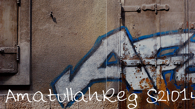 AmatullahReg_S2014 Font