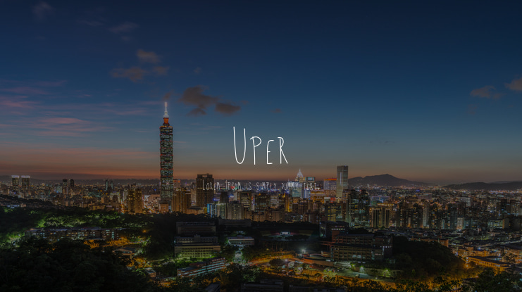 Uper Font