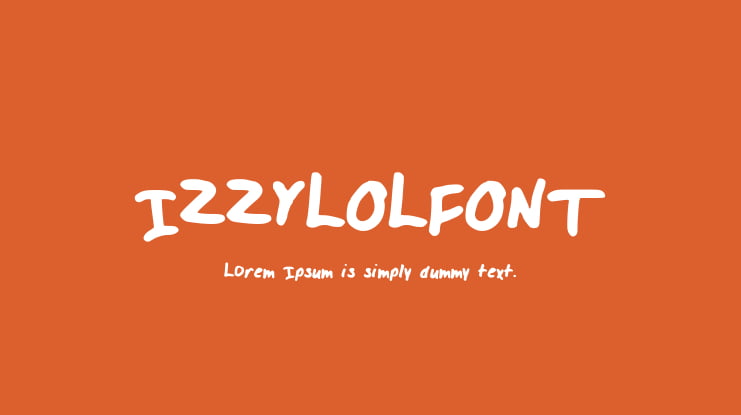 IZZYLOLFONT Font