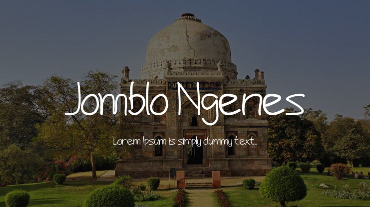 Jomblo Ngenes Font Family