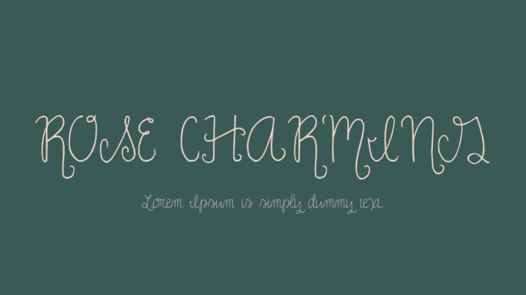 ROSE CHARMING Font