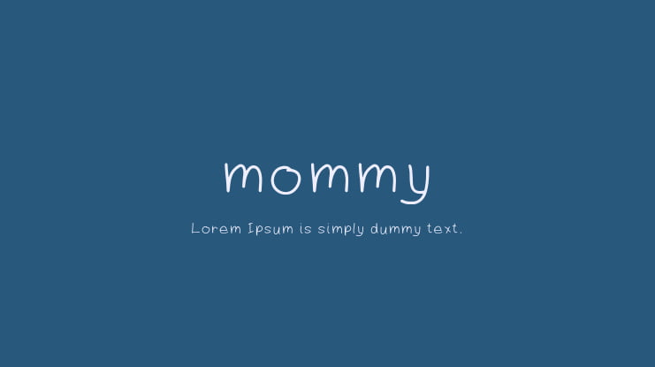 mommy Font