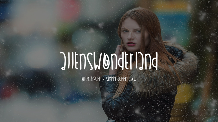 AllensWonderland Font