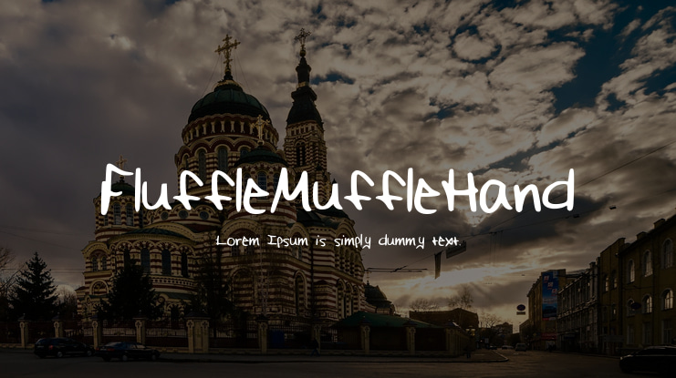 FluffleMuffleHand Font
