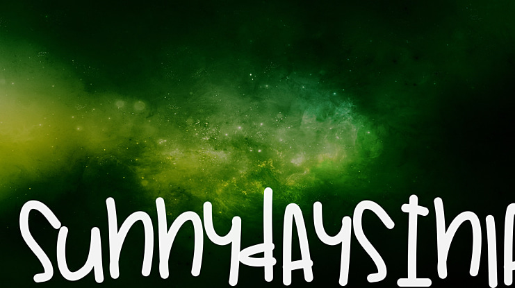 SunnyDaysInLa Font