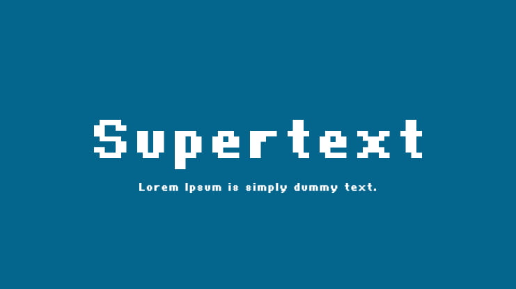 Supertext Font Family