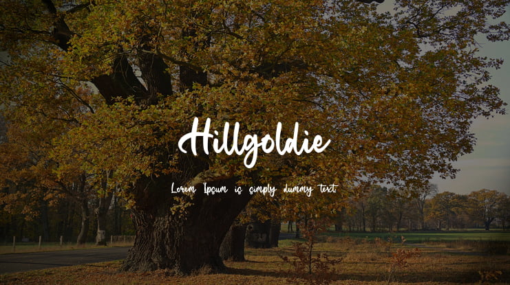 Hillgoldie Font
