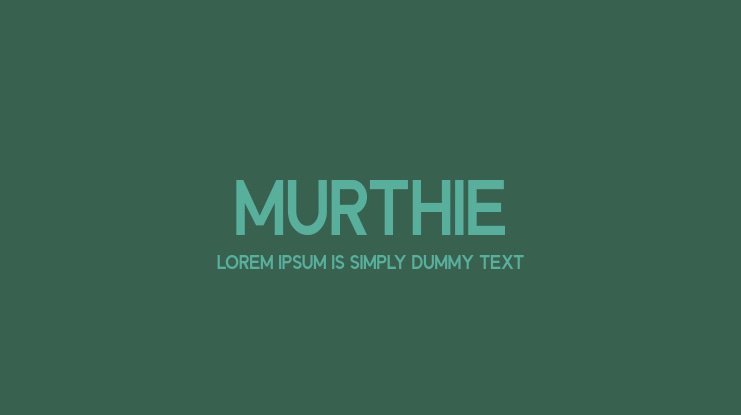 Murthie Font