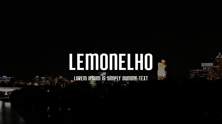 Lemonelho Font