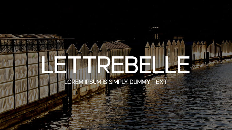 Lettrebelle Font