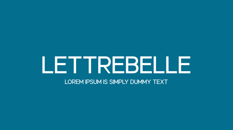 Lettrebelle Font