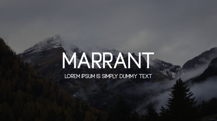 Marrant Font