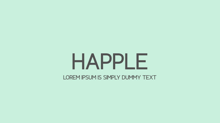 Happle Font