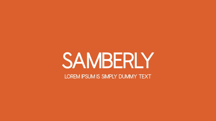 Samberly Font