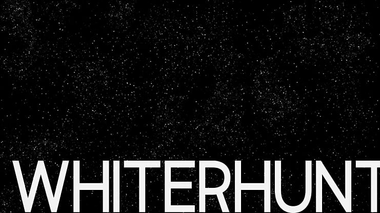 Whiterhunt Font