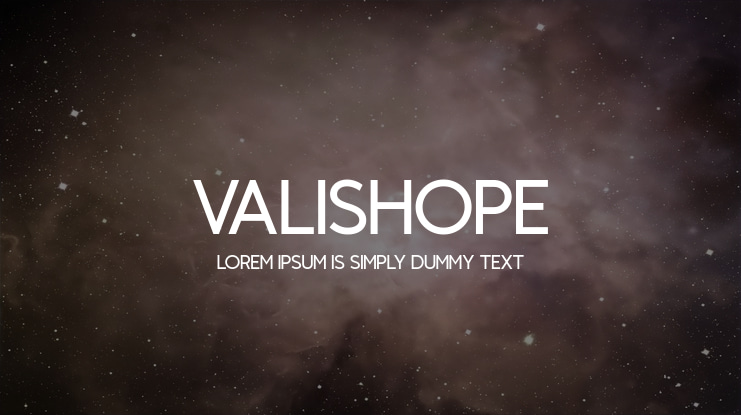 Valishope Font