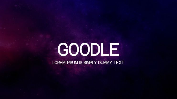 Goodle Font