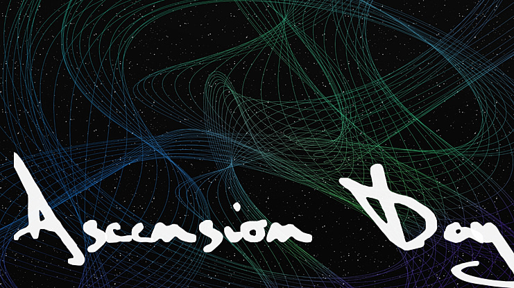 Ascension Day Font