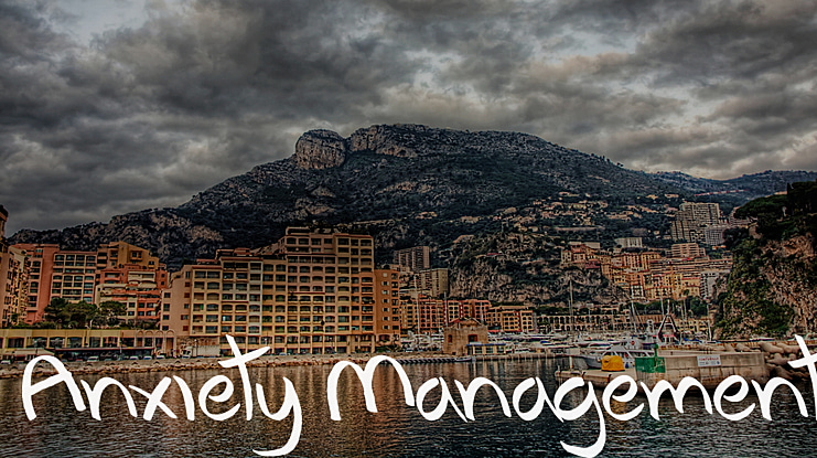 Anxiety Management Font