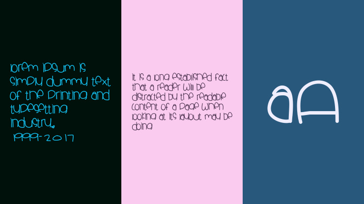 SkyblueClues Font