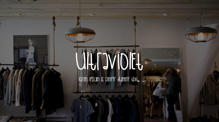 UltraViolet Font