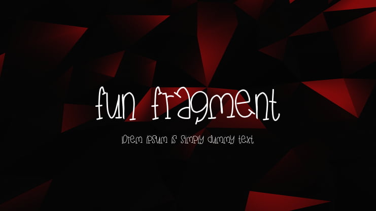 fun fragment Font