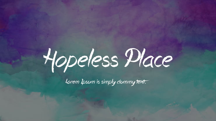 Hopeless Place Font