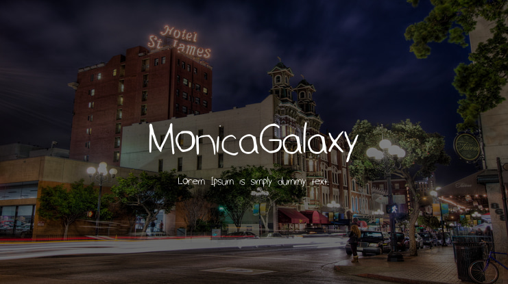 MonicaGalaxy Font