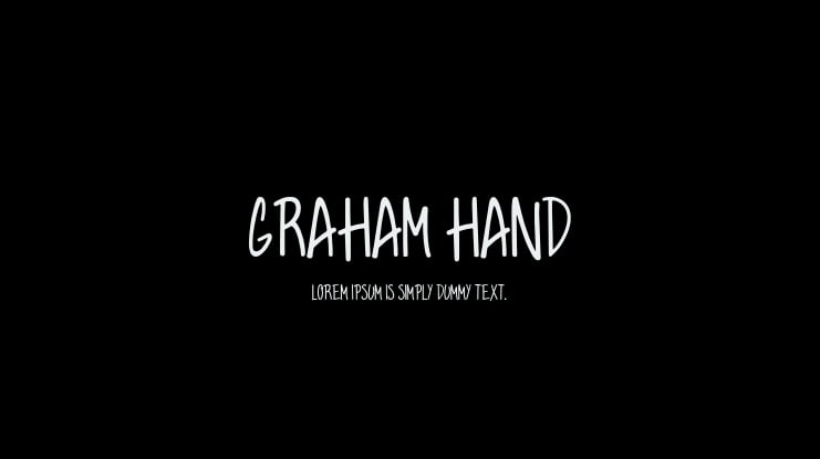 Graham Hand Font