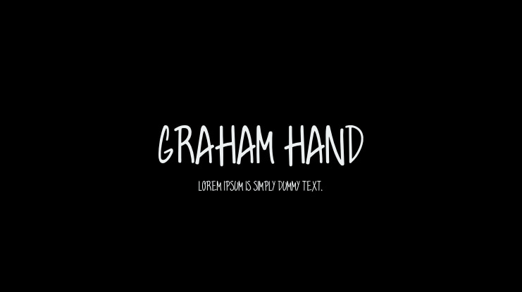 Graham Hand Font