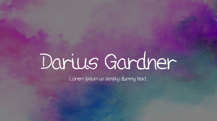 Darius Gardner Font